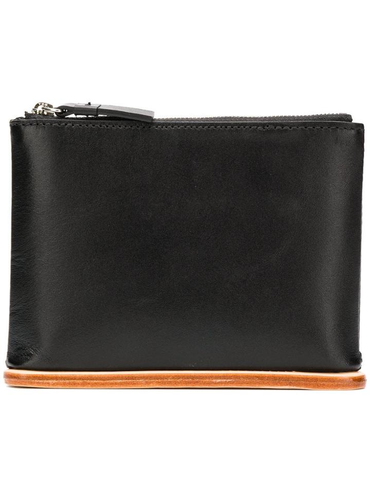 Building Block Zipped Purse - Black