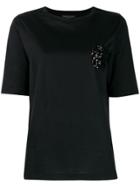 Fabiana Filippi Embellished Short-sleeve Top - Black