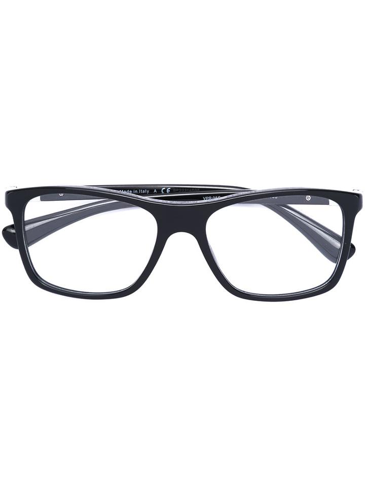 Prada Eyewear - 'vpr05s' Glasses - Men - Acetate/metal - 55, Black, Acetate/metal