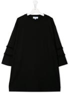 Simonetta Teen Tiered Sleeve Dress - Black