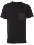 Rag & Bone Chest Pocket T-shirt, Men's, Size: Large, Black, Cotton