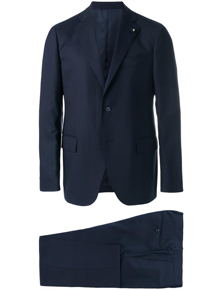 Lardini Notched Lapel Two-piece Suit - Blue
