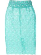 Daizy Shely Floral Lace Pencil Skirt