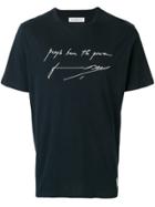 Department 5 Script Print T-shirt - Blue