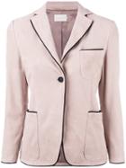 L'autre Chose Pipin Blazer, Women's, Size: 40, Pink/purple, Lamb Nubuck Leather