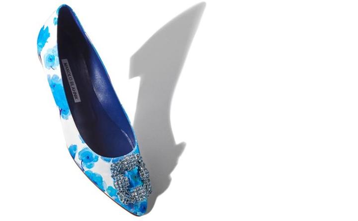Manolo Blahnik Hangisiflat Mel