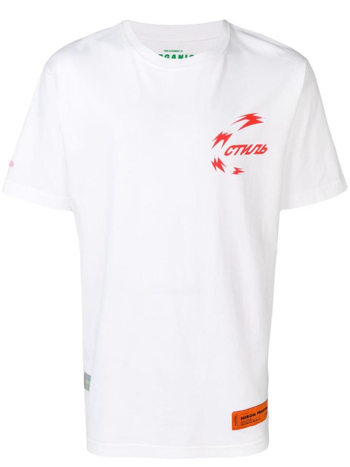 Heron Preston Printed Logo T-shirt - White