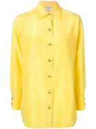 Chanel Pre-owned 1980's Sheer Shirt - Yellow