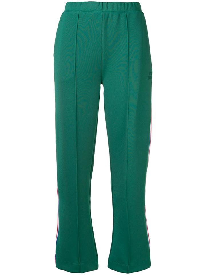 Être Cécile Side Striped Track Pants - Green