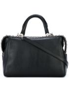 Max Mara Chain Trim Cross Body Bag, Women's, Black, Leather