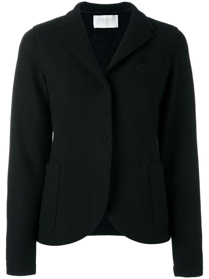 Harris Wharf London Short Blazer, Women's, Size: 44, Black, Virgin Wool