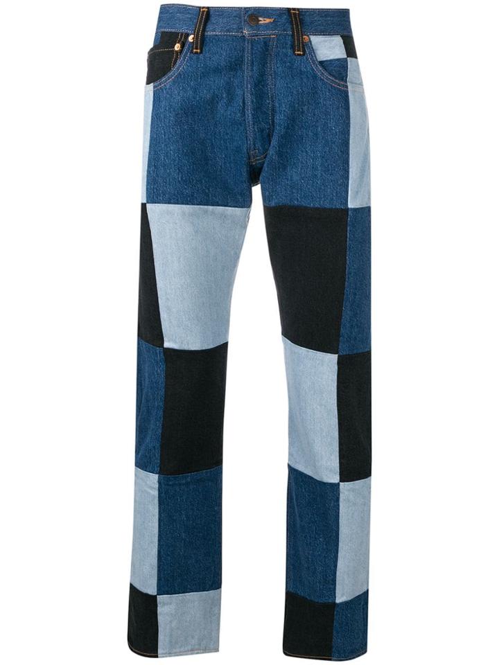 Gosha Rubchinskiy Patchwork Jeans - Blue
