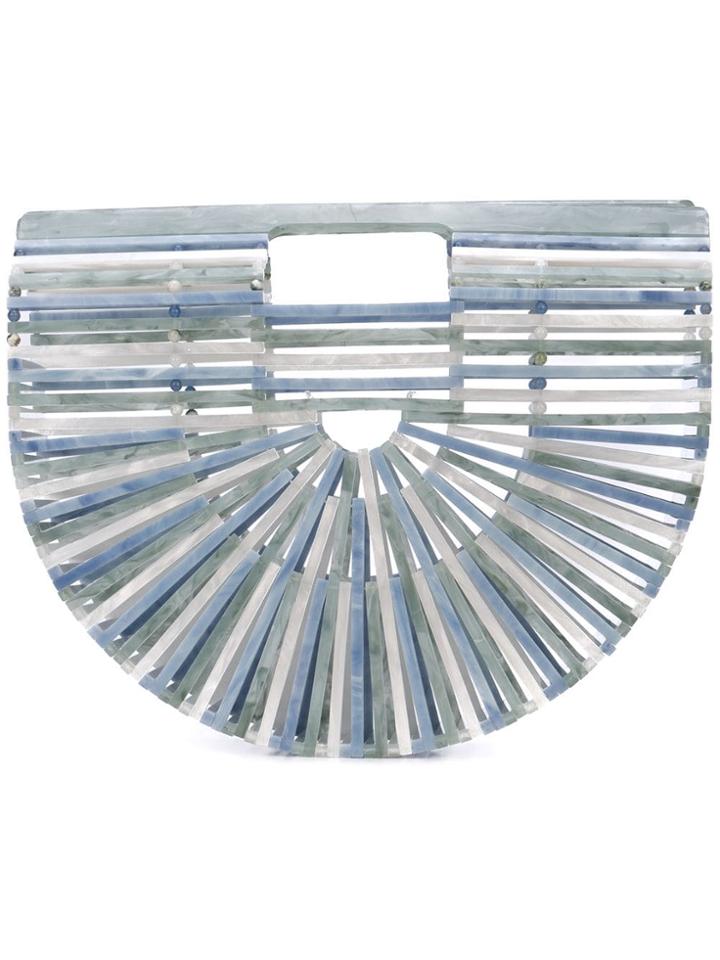 Cult Gaia Ark Acrylic Clutch - Purple
