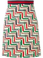 Gucci - Patterned Pencil Skirt - Women - Silk/acetate/wool - 42, Women's, Silk/acetate/wool