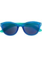 Stella Mccartney Kids - Round Frame Sunglasses - Kids - Acetate - One Size, Blue