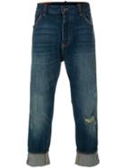 Armani Jeans Cropped Jeans - Blue