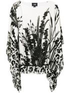 Cavalli Class Floral Print Blouse - White