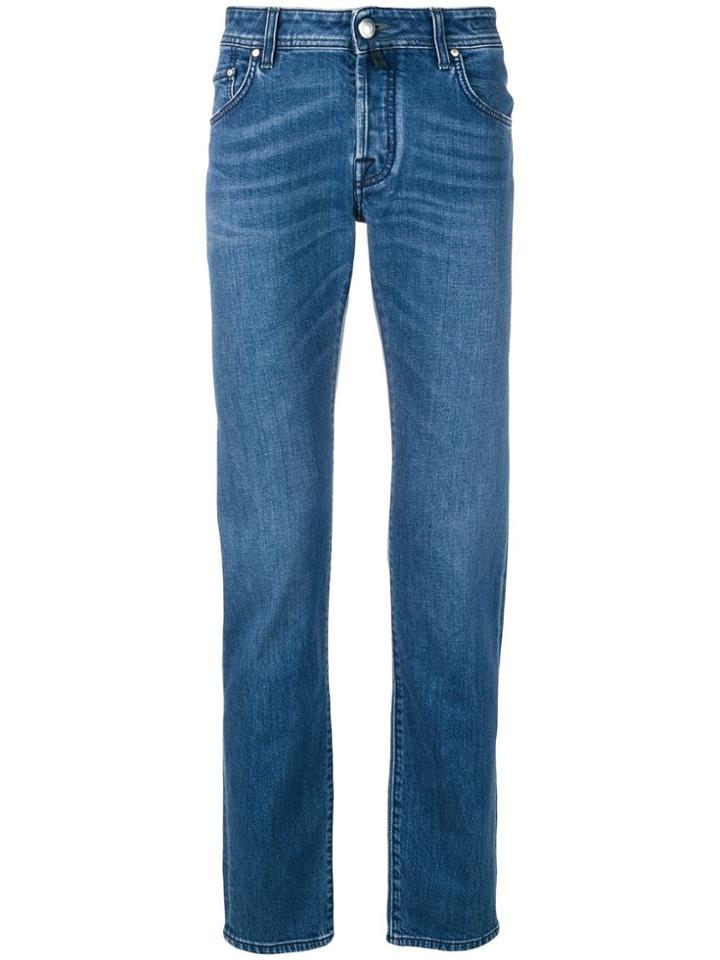 Jacob Cohen Washed Denim Jeans - Blue