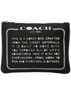 Coach Coach 33091 Blk Leather/fur/exotic Skins->leather - Black