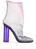 Nicholas Kirkwood D'arcy Plexi Ankle Boots - Purple