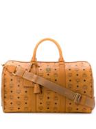 Mcm Voyager Edium Luggage Bag - Neutrals