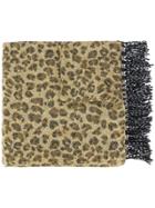 Stussy Reversible Fringed Scarf - Black