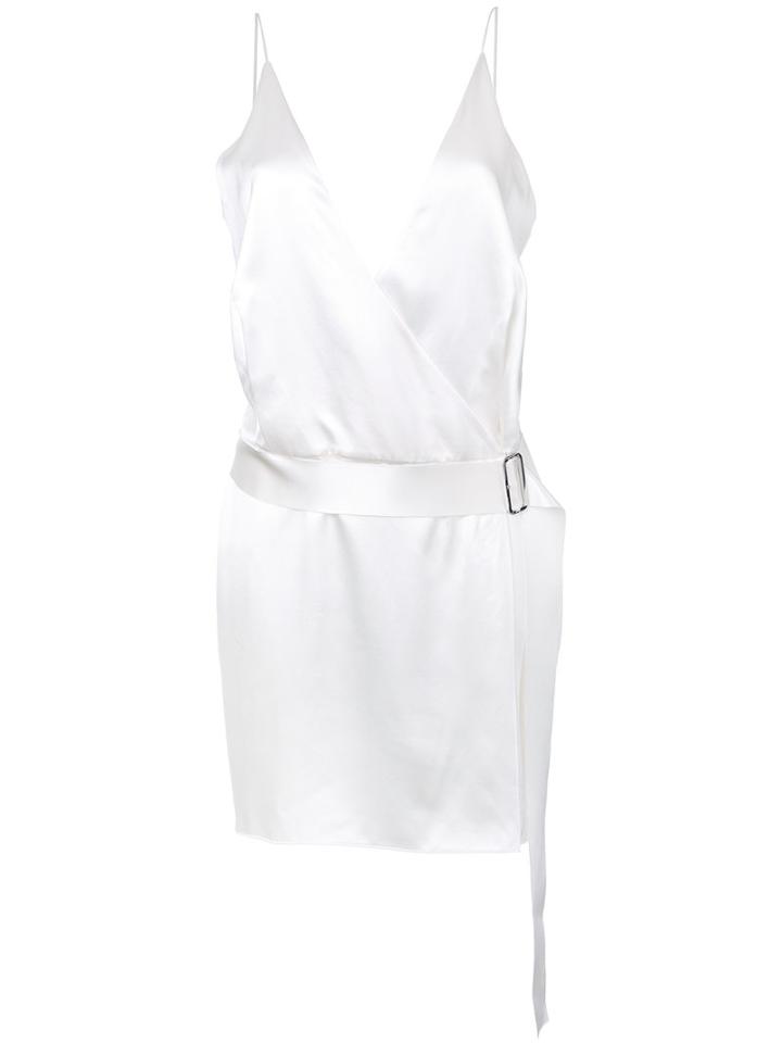 Dion Lee Contour Tie Dress, Women's, Size: 10, White, Silk
