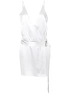 Dion Lee Contour Tie Dress, Women's, Size: 10, White, Silk