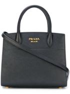 Prada Bibliotheque Mini Tote Bag - Black