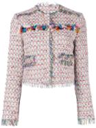 Msgm Tweed Jacket, Women's, Size: 42, Cotton/polyamide/acrylic/polyester