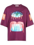 Walter Van Beirendonck Oversized Monster T-shirt - Purple