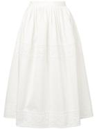 Blugirl A-line Midi Skirt - White
