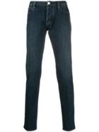 Emporio Armani Mid-rise Slim Fit Jeans - Blue