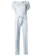 Uma Raquel Davidowicz Round Neck Jumpsuit, Women's, Size: 40, Blue, Viscose
