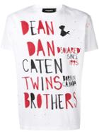 Dsquared2 Caten Twins Print T-shirt - White