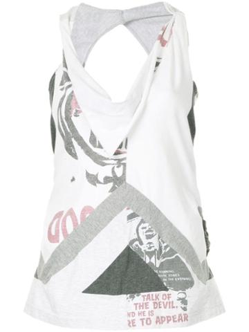 Junya Watanabe Comme Des Garçons Pre-owned Deconstructed Tank Top -