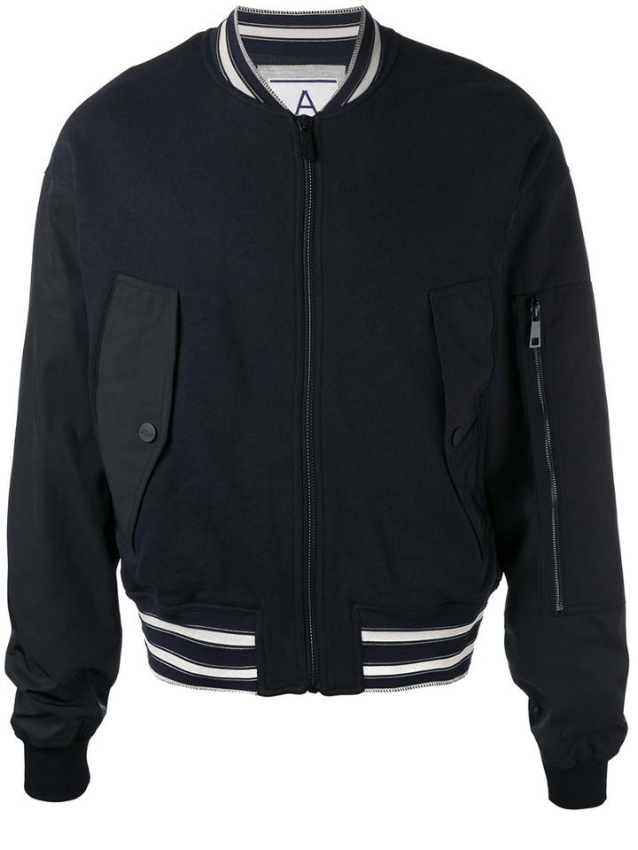 Andrea Pompilio 'who The Fuck Is' Jacket, Men's, Size: 46, Blue, Cotton/polyester