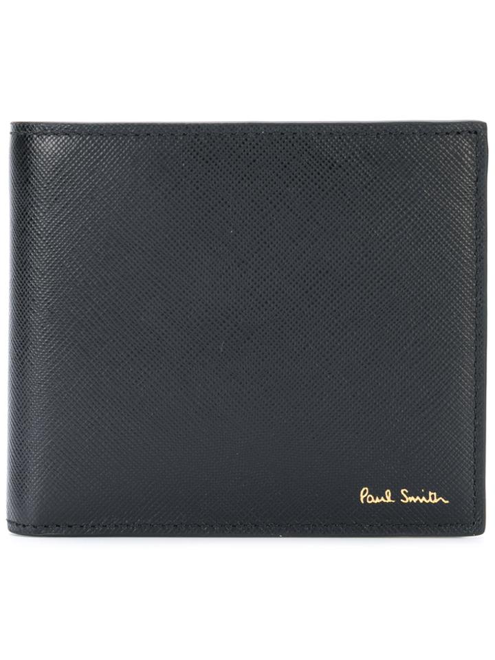 Paul Smith Geometric Mini Interior Billfold Wallet - Black