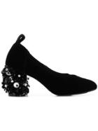 Suecomma Bonnie Jewel Embellished Pumps - Black