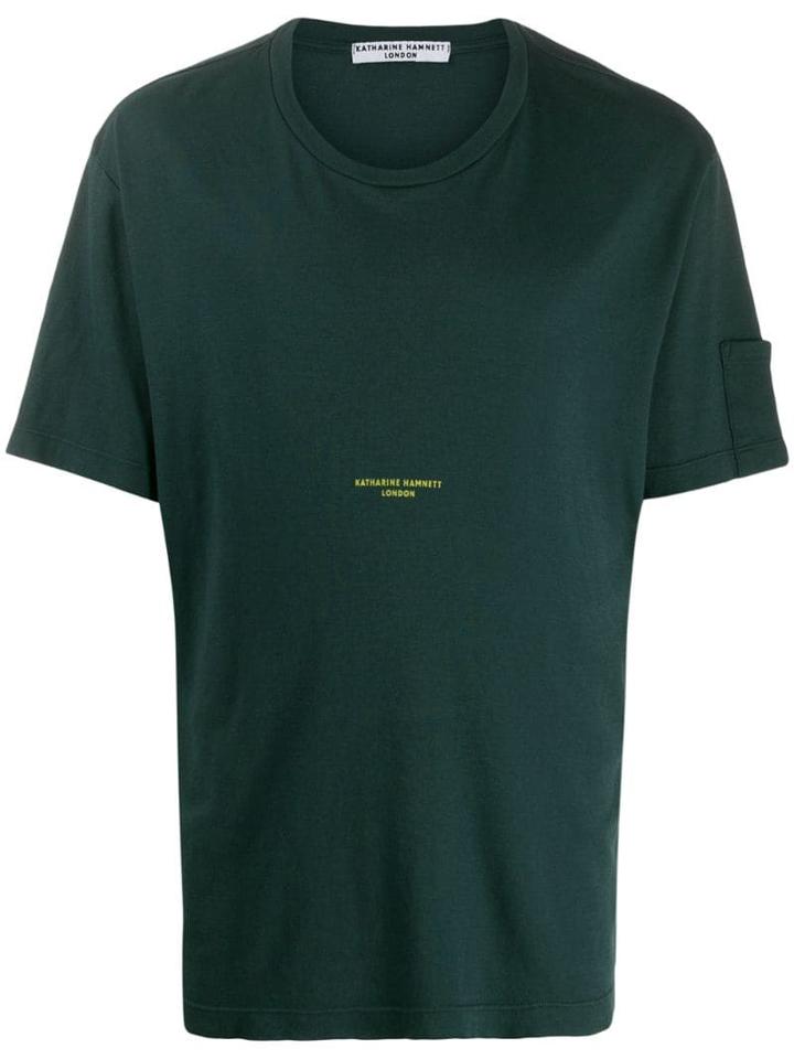 Katharine Hamnett London Printed Logo T-shirt - Green