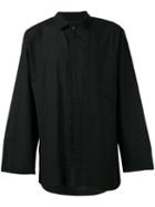 Yohji Yamamoto I Left Layer Shirt, Men's, Size: Iii, Black, Cotton/linen/flax