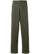 Universal Works Fatigue Straight Leg Trousers - Green