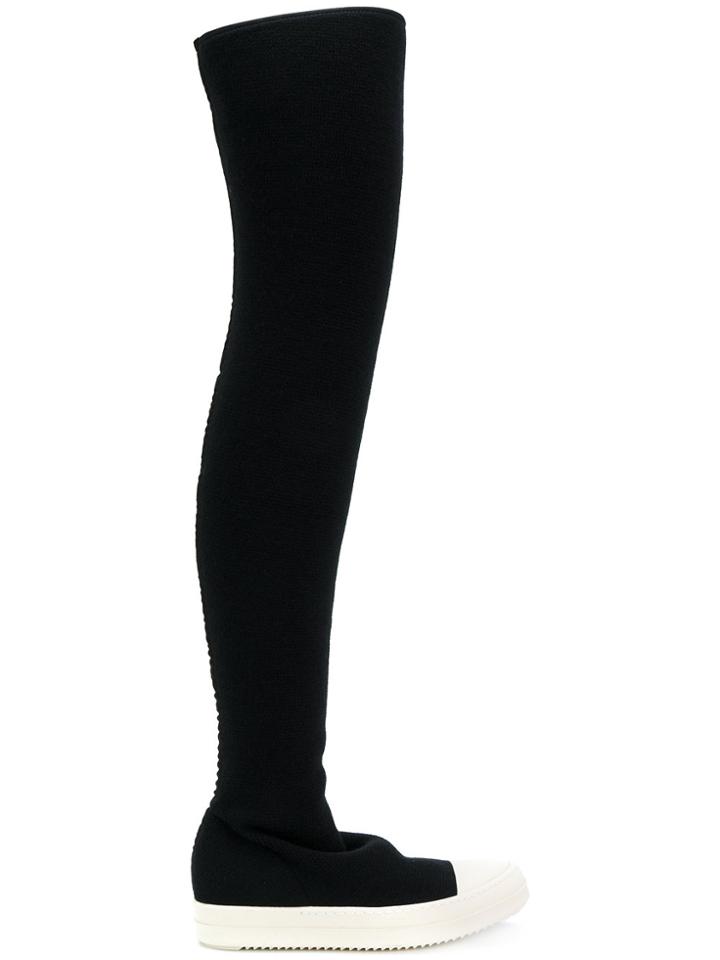 Rick Owens Drkshdw Stocking Sneak Boots - Black