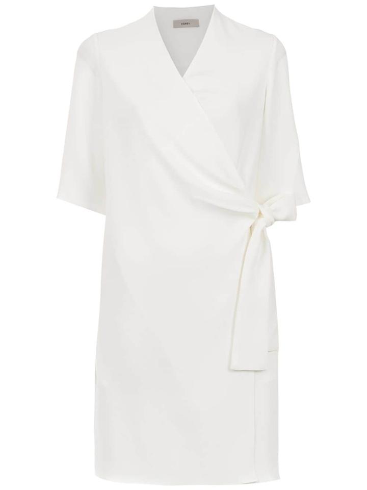 Egrey Wrap Dress - White