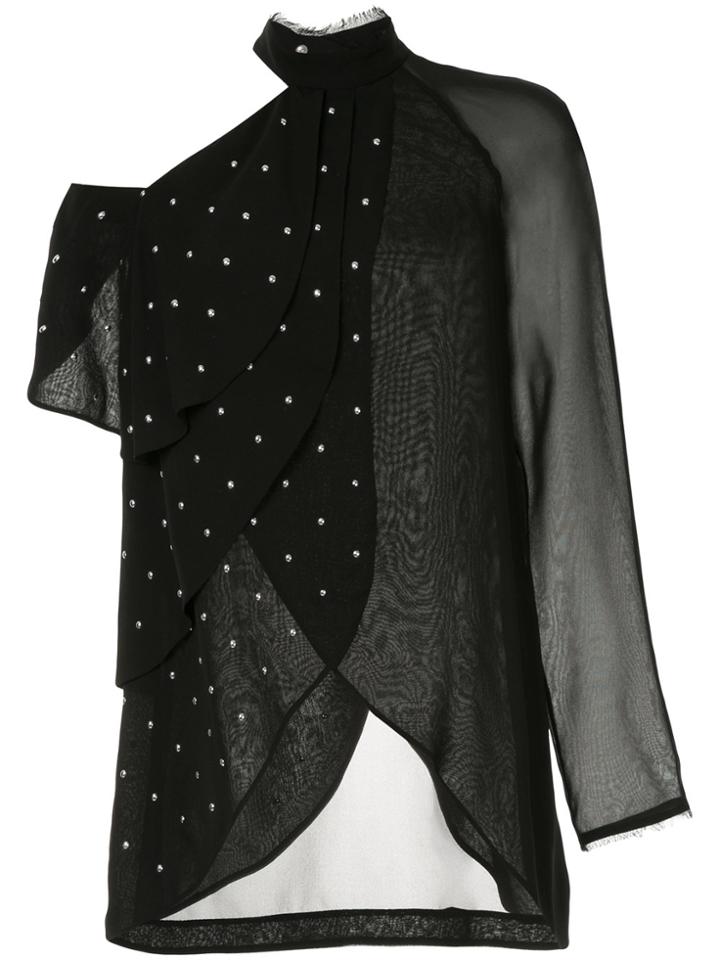 Kitx Stardust One-shoulder Blouse - Black