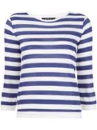 A.p.c. Striped Top, Women's, Size: Medium, Blue, Cotton