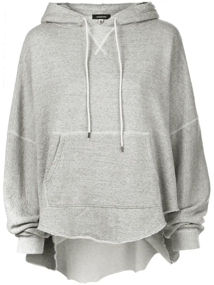R13 Oversized Basic Hoodie - Grey