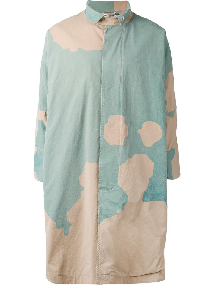Cav Empt - Camouflage Midi Coat - Men - Cotton - M, Green, Cotton