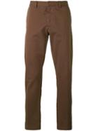 Ami Alexandre Mattiussi - Chino Trousers - Men - Cotton/spandex/elastane - S, Brown, Cotton/spandex/elastane