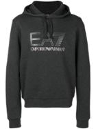Ea7 Emporio Armani Logo Basic Hoodie - Grey